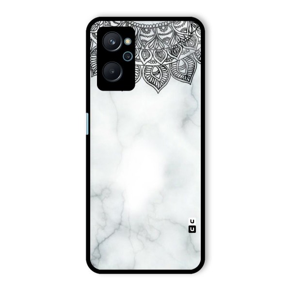 Exotic Marble Pattern Glass Back Case for Realme 9i