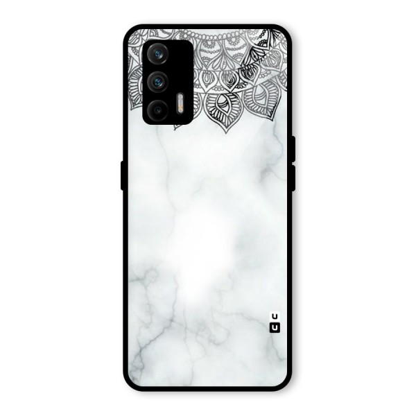 Exotic Marble Pattern Glass Back Case for Realme X7 Max