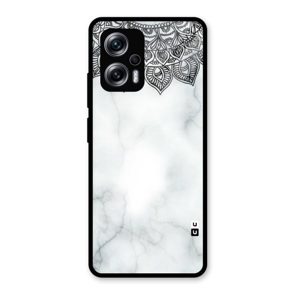 Exotic Marble Pattern Glass Back Case for Redmi K50i