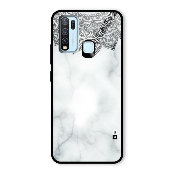 Exotic Marble Pattern Glass Back Case for Vivo Y50