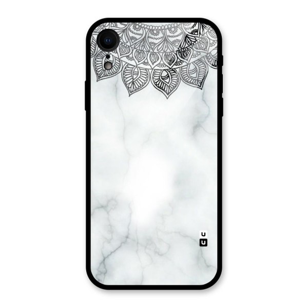 Exotic Marble Pattern Glass Back Case for XR