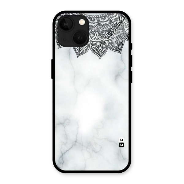Exotic Marble Pattern Glass Back Case for iPhone 13