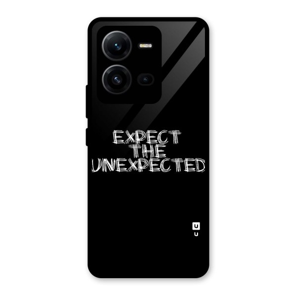 Expect The Unexpected Glass Back Case for Vivo V25