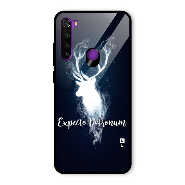 Expected Wish Glass Back Case for Redmi Note 8