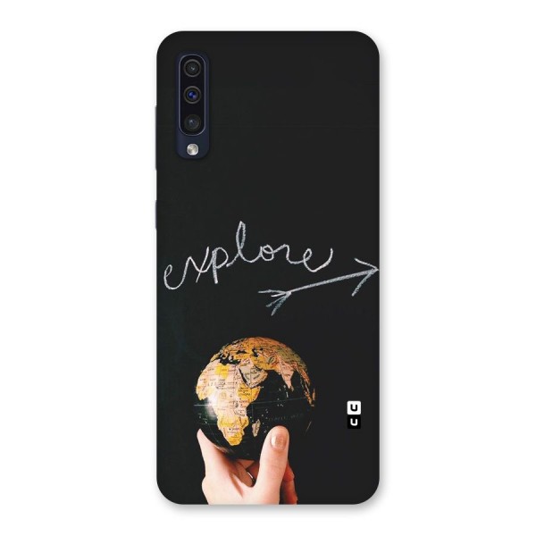 Explore World Back Case for Galaxy A50