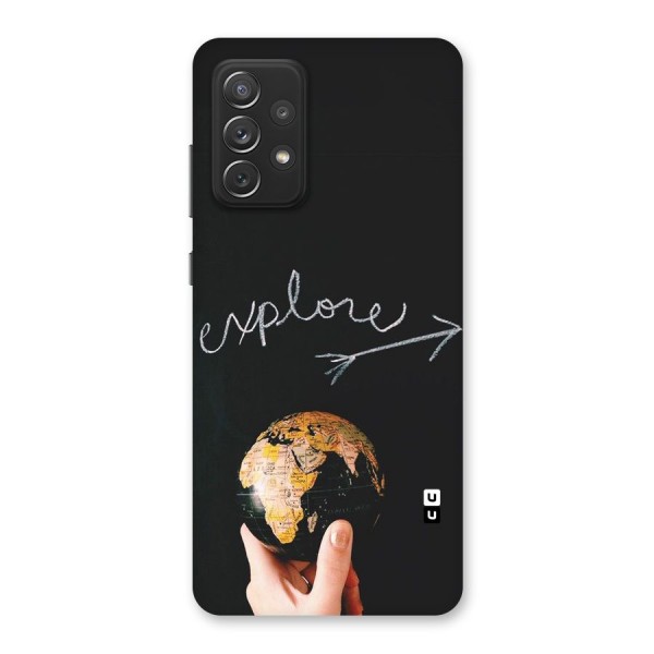 Explore World Back Case for Galaxy A72