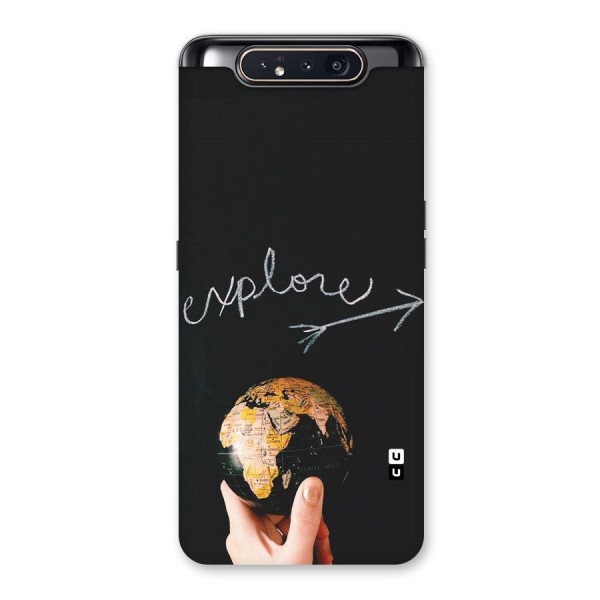 Explore World Back Case for Galaxy A80