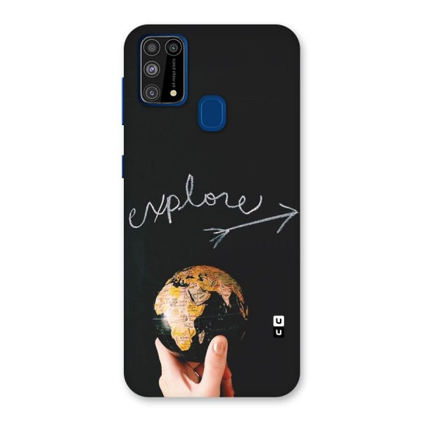 Explore World Back Case for Galaxy F41