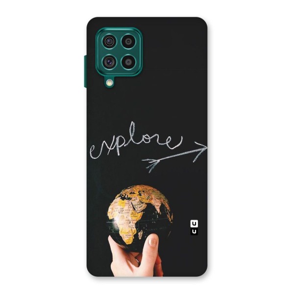 Explore World Back Case for Galaxy F62