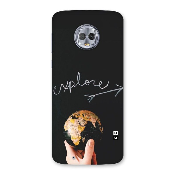 Explore World Back Case for Moto G6