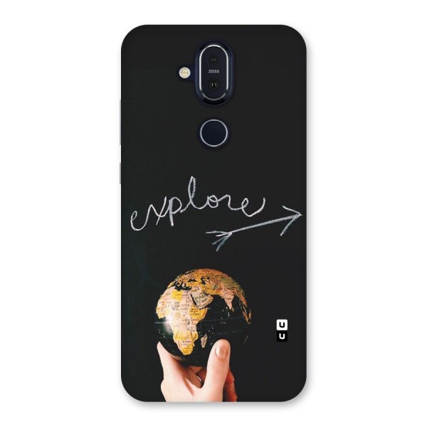 Explore World Back Case for Nokia 8.1