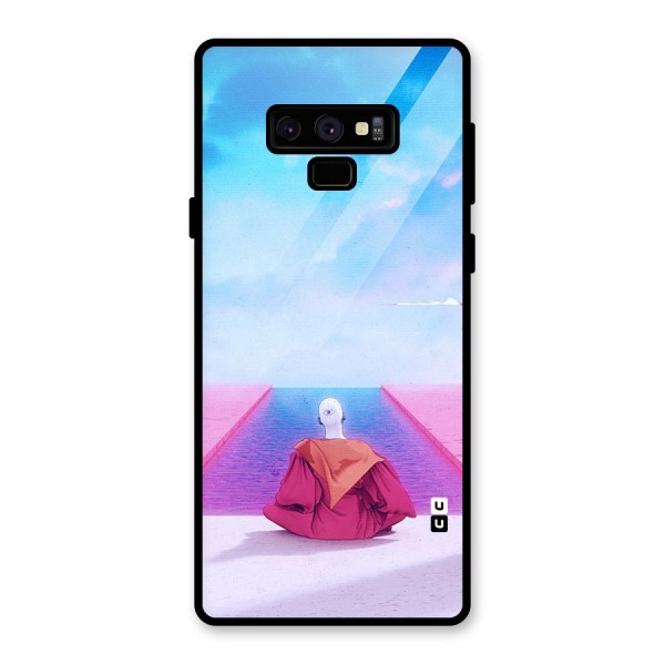 Eye Art Glass Back Case for Galaxy Note 9