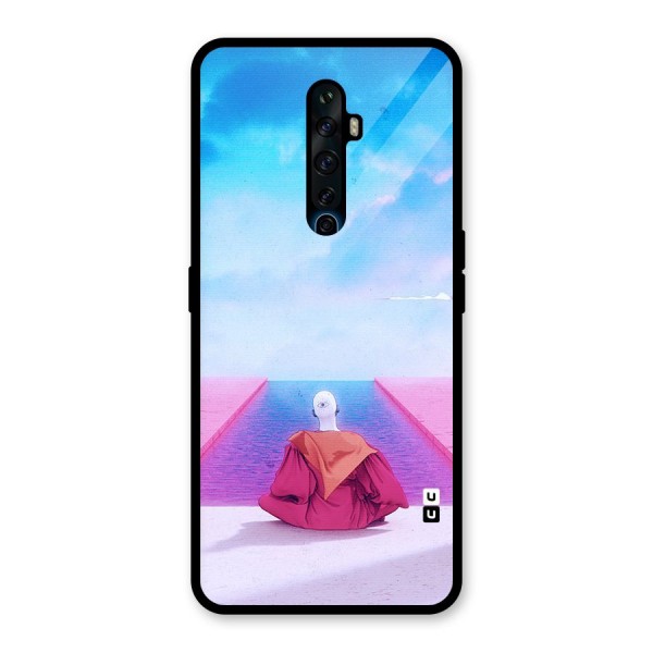 Eye Art Glass Back Case for Oppo Reno2 Z