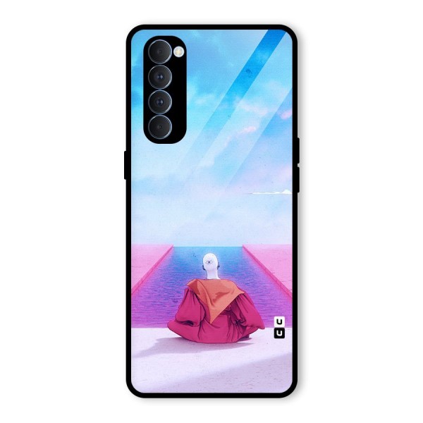 Eye Art Glass Back Case for Oppo Reno4 Pro