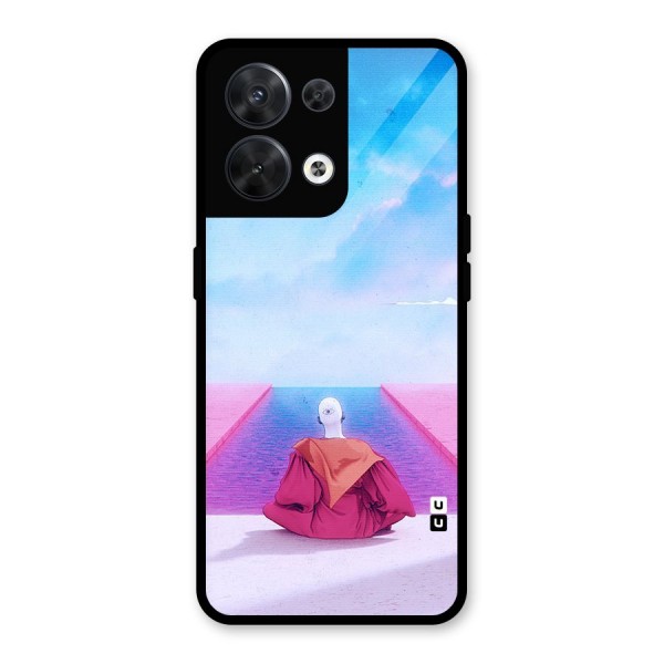 Eye Art Glass Back Case for Oppo Reno8 5G