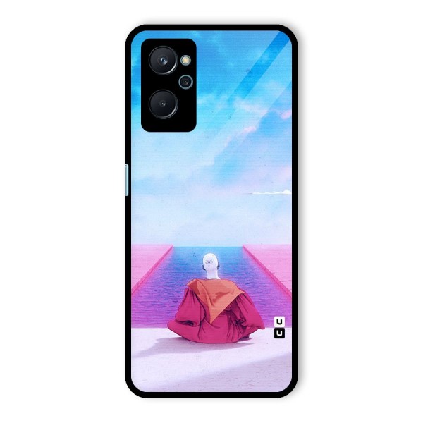 Eye Art Glass Back Case for Realme 9i