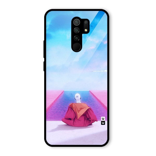 Eye Art Glass Back Case for Redmi 9 Prime