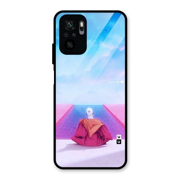 Eye Art Glass Back Case for Redmi Note 10