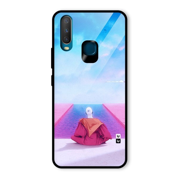 Eye Art Glass Back Case for Vivo Y12