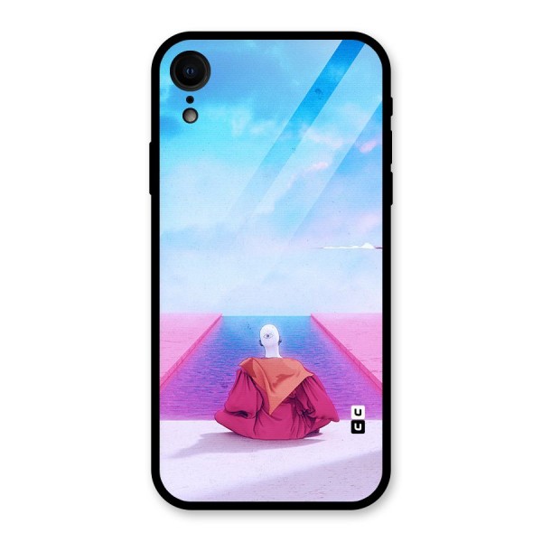 Eye Art Glass Back Case for XR