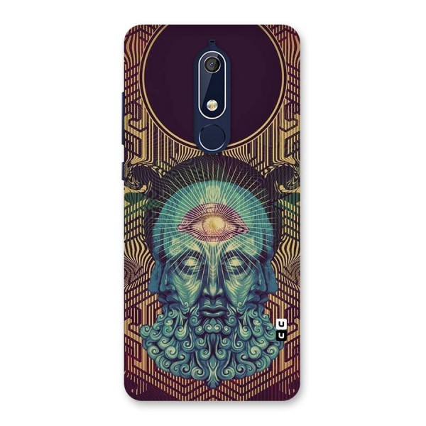 Eye Design Back Case for Nokia 5.1