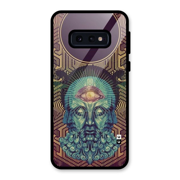 Eye Design Glass Back Case for Galaxy S10e