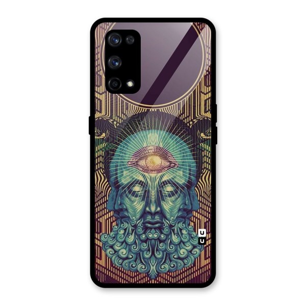 Eye Design Glass Back Case for Realme X7 Pro