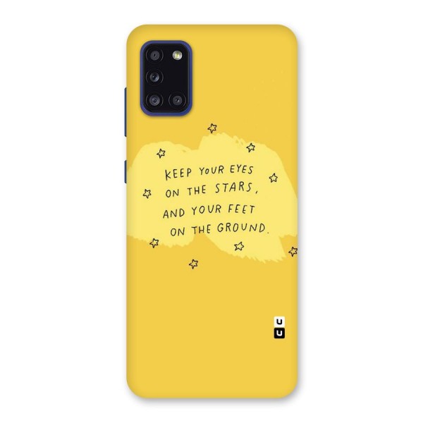 Eyes On Stars Back Case for Galaxy A31