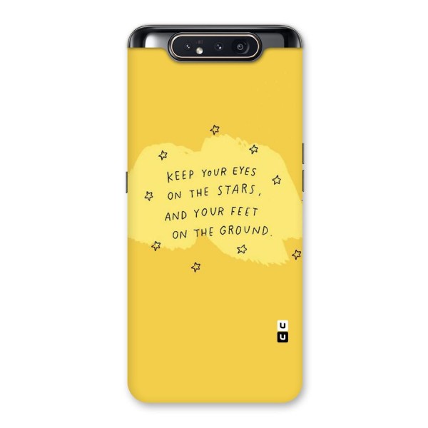 Eyes On Stars Back Case for Galaxy A80