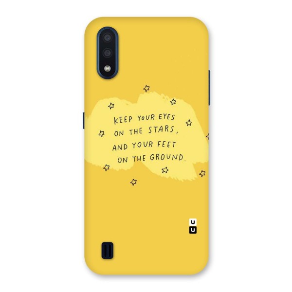 Eyes On Stars Back Case for Galaxy M01