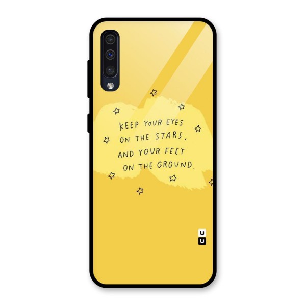 Eyes On Stars Glass Back Case for Galaxy A50s