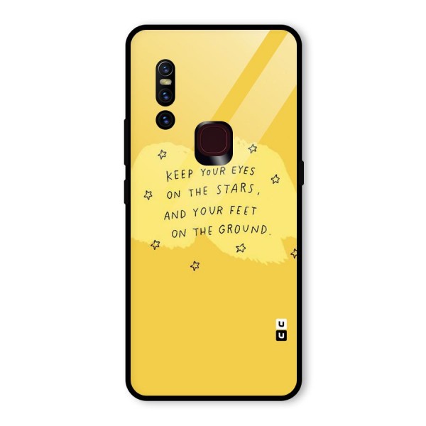 Eyes On Stars Glass Back Case for Vivo V15