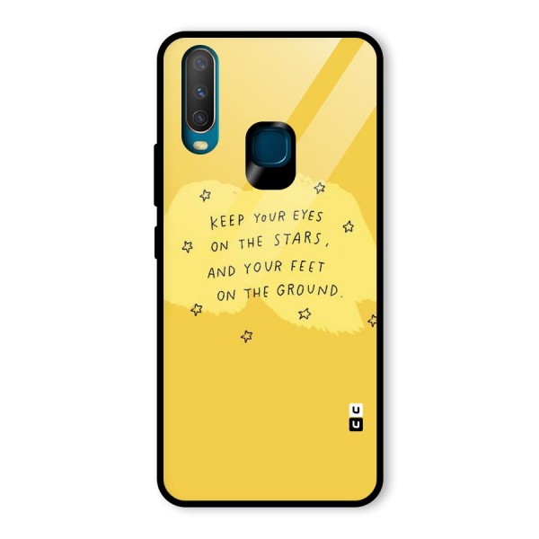 Eyes On Stars Glass Back Case for Vivo Y12