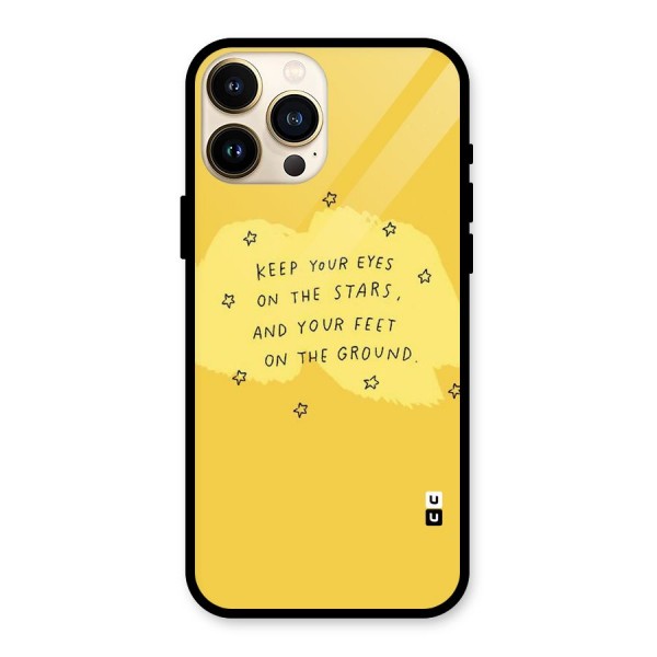 Eyes On Stars Glass Back Case for iPhone 13 Pro Max