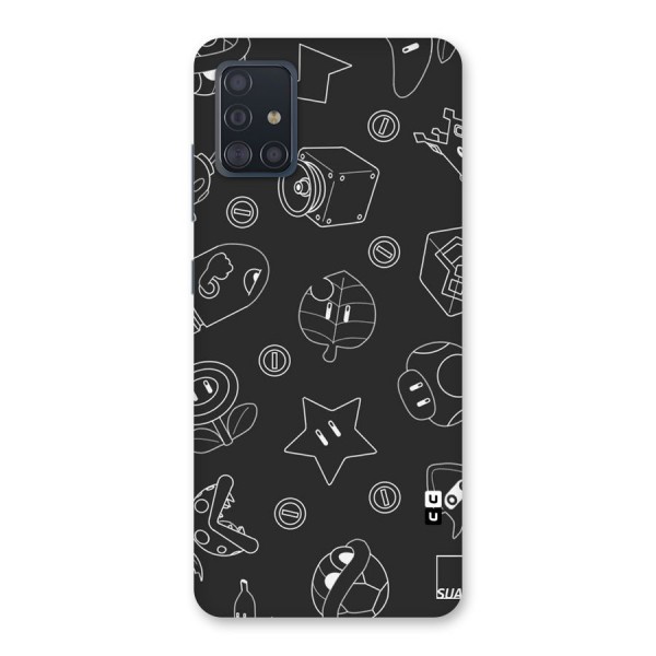 Face Mishchief Back Case for Galaxy A51