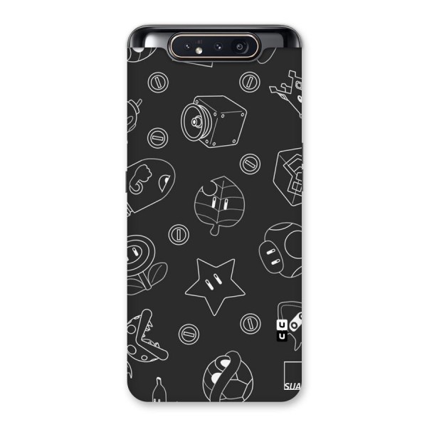 Face Mishchief Back Case for Galaxy A80