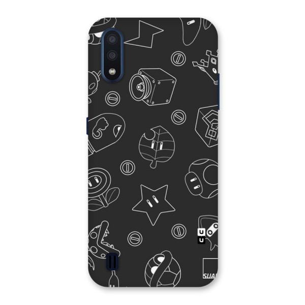 Face Mishchief Back Case for Galaxy M01