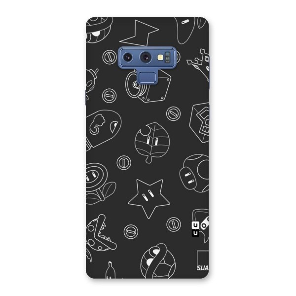 Face Mishchief Back Case for Galaxy Note 9