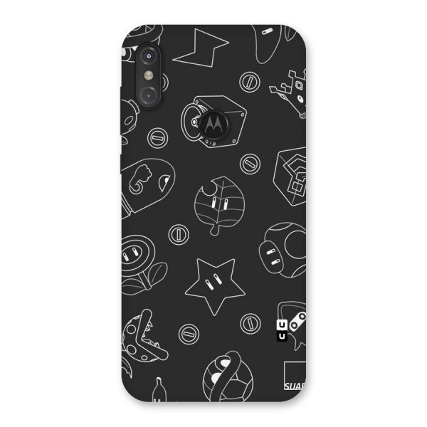 Face Mishchief Back Case for Motorola One Power