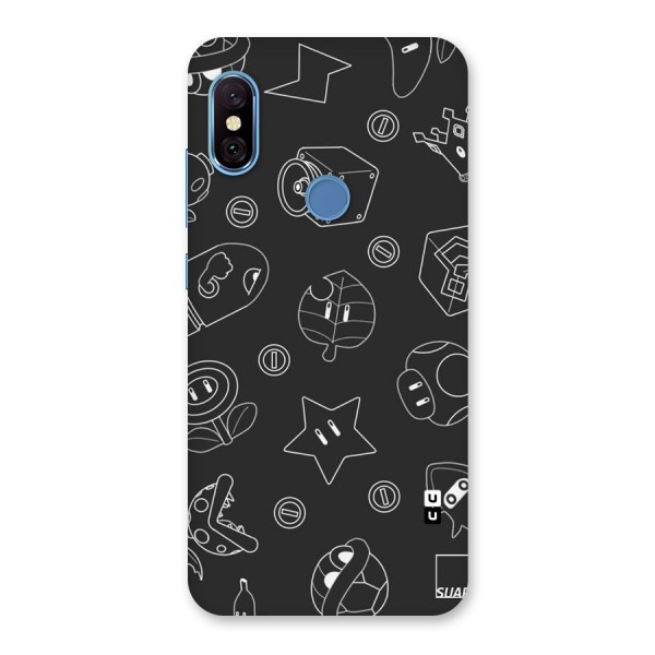 Face Mishchief Back Case for Redmi Note 6 Pro