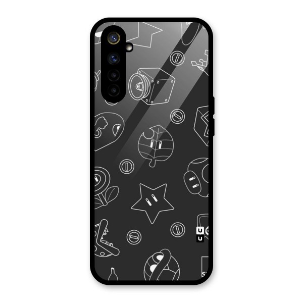 Face Mishchief Glass Back Case for Realme 6