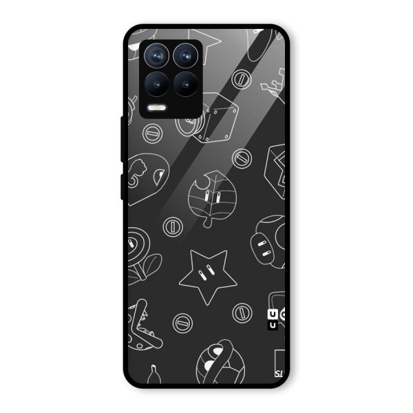 Face Mishchief Glass Back Case for Realme 8 Pro