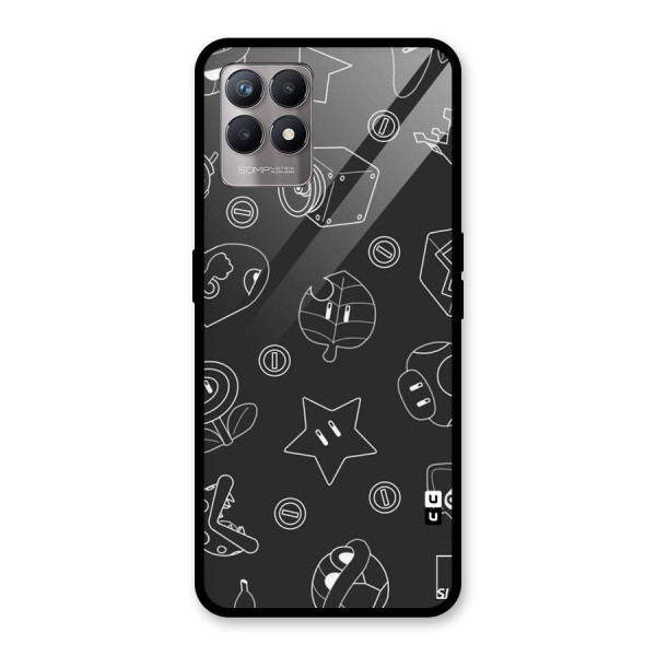 Face Mishchief Glass Back Case for Realme 8i