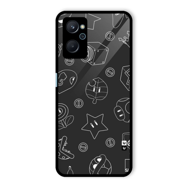 Face Mishchief Glass Back Case for Realme 9i