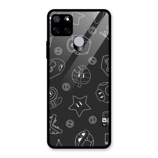 Face Mishchief Glass Back Case for Realme C15