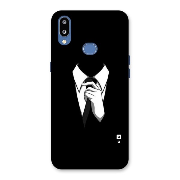 Faceless Gentleman Back Case for Galaxy M01s