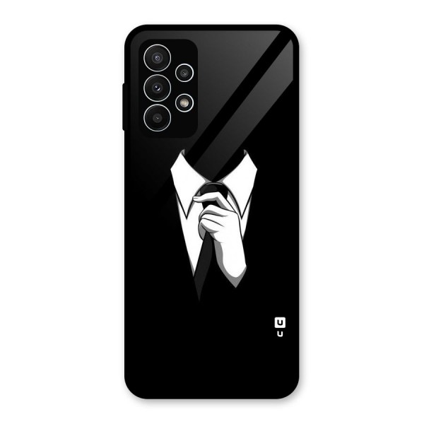 Faceless Gentleman Glass Back Case for Galaxy A23