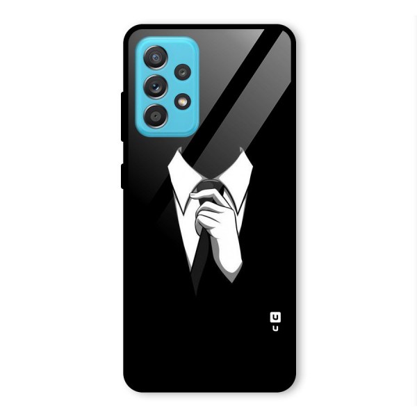 Faceless Gentleman Glass Back Case for Galaxy A52s 5G