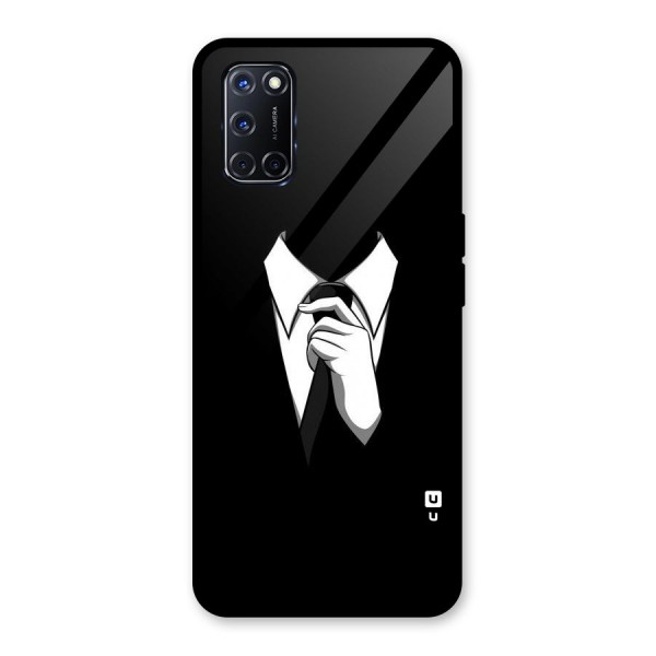 Faceless Gentleman Glass Back Case for Oppo A52