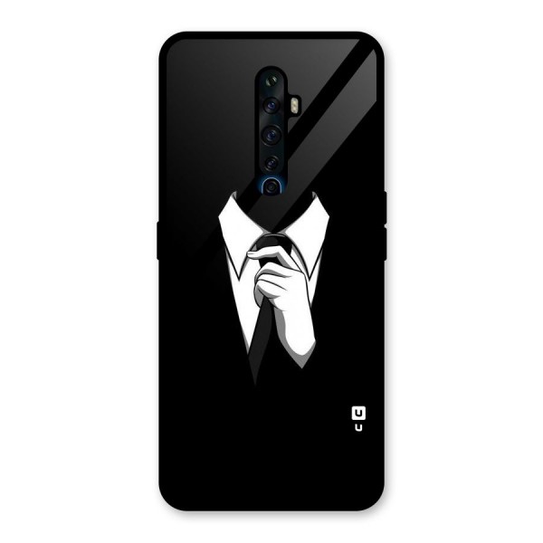 Faceless Gentleman Glass Back Case for Oppo Reno2 Z